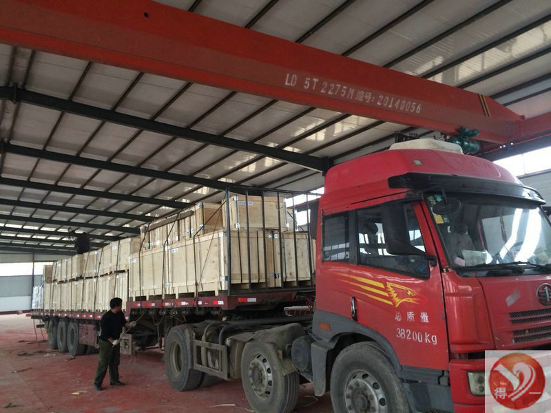 裝箱后的電動(dòng)葫蘆，準(zhǔn)備給客戶發(fā)過去