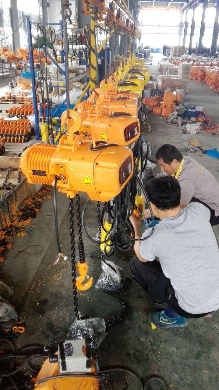 電動葫蘆現(xiàn)場調(diào)試