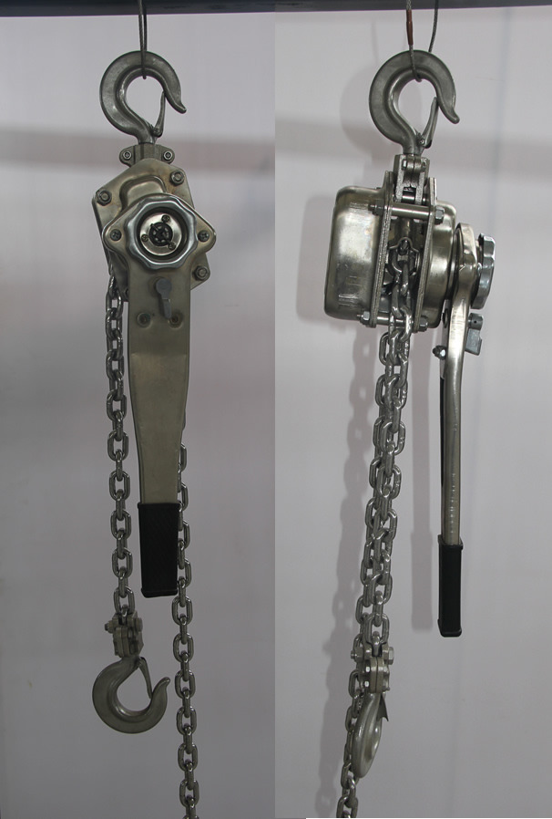 不銹鋼手扳葫蘆實拍展示圖